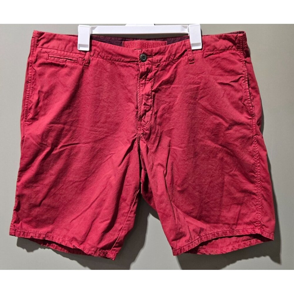 Original Paperbacks OPB Dark Red 100% Soft Cotton Shorts 11" Inseam -- Size 40